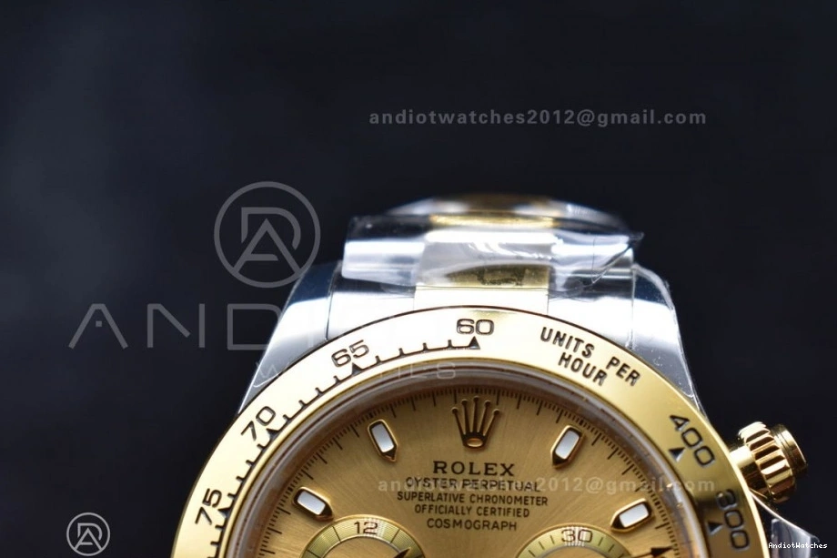 OnTrend 904L Case YG 116503 SS 736 BTF Best Dial Bracelet SA 1:1 Daytona and Edition 0303